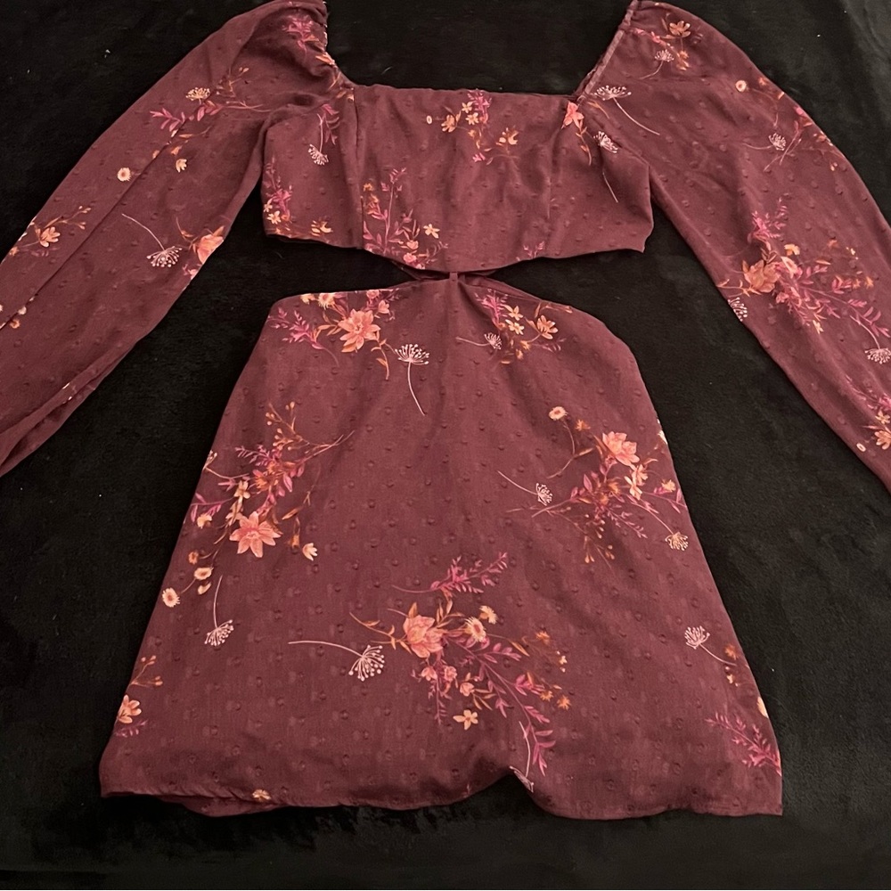 Forever 21 burgundy dress